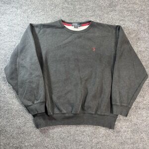 Polo Ralph Lauren Sweatshirt Mens XL Gray Fleece Crew Neck Pullover Pony Logo